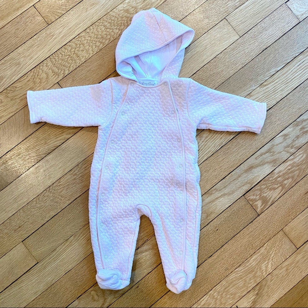 Kissy Kissy Blush Pink Quilted Layette 0-3m